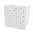 Casier Box Cube bois motif géométrique 30x30x30cm (2 modèles) en promo à 14,99 € chez Gifi Casier Box Cube bois motif géométrique 30x30x30cm (2 modèles) dans le catalogue Gifi