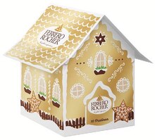 Ferrero Rocher/Küsschen/Mon Cheri/Giotto/Die Besten/Raffaello Lebkuchenhäuschen