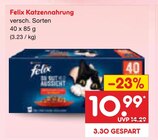 Katzennahrung Angebote von Felix bei Netto Marken-Discount Görlitz für 10,99 €