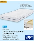 7-Zonen-Viskoelastik-Matratze V880 MemoVita von SUN GARDEN im aktuellen ALDI Nord Prospekt für 99,99 €