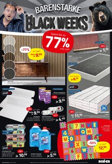 Teppich im aktuellen ROLLER Prospekt (Mönchengladbach) Teppich im ROLLER Prospekt "BÄRENSTARKE BLACK WEEKS" mit 16 Seiten (Mönchengladbach)