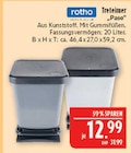 Treteimer „Paso“ im Angebot bei Marktkauf in Schweinfurt Treteimer „Paso“ Angebote von rotho bei Marktkauf Schweinfurt für 12,99 €