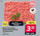 Schweinehackfleisch Großpackung Angebote von Meine Fleischerei bei Netto mit dem Scottie Pinneberg für 3,99 €