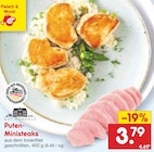 Puten-Ministeaks im Angebot bei Netto Marken-Discount in Minden Puten-Ministeaks Angebote von Gut Ponholz bei Netto Marken-Discount Minden für 3,79 €