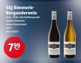 SGJ Bimmerle-Burgunderwein Grau-, Weiß- oder Spätburgunder Angebote von Siegbert Bimmerle bei Getränke Hoffmann Heinsberg für 7,99 €