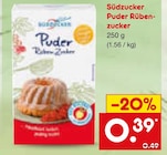 Puder Rübenzucker Angebote von Südzucker bei Netto Marken-Discount Bad Kreuznach für 0,39 €