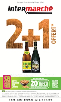 Catalogue Intermarché Contact de la semaine "2+1 OFFERT" avec 16 pages, valide du 10/03/2026 au 22/03/2026 pour Génissieux et alentours Prospectus Intermarché Contact de la semaine "2+1 OFFERT" avec 16 pages, valide du 10/03/2026 au 22/03/2026 pour Génissieux et alentours