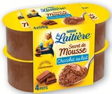 Mousse au Chocolat Secret de Mousse - LA LAITIERE en promo chez Hyper U Draguignan à 0,70 €