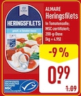 Heringsfilets im Angebot bei ALDI Nord in Hildesheim Heringsfilets Angebote von ALMARE bei ALDI Nord Hildesheim für 0,99 €