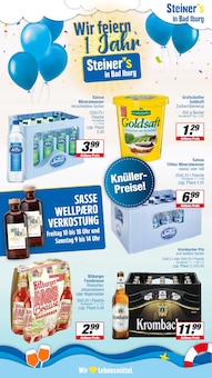 Krombacher im EDEKA Prospekt "Aktuelle Angebote" mit 27 Seiten (Osnabrück)