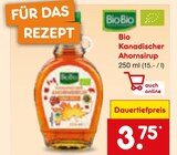 Bio Kanadischer Ahornsirup im Netto Marken-Discount Prospekt Bio Kanadischer Ahornsirup von BioBio im aktuellen Netto Marken-Discount Prospekt fĂŒr 3,75 âŹ