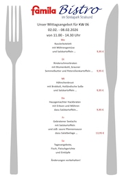 Supermarkt Prospekt von famila Nordost Stralsund famila Nordost Prospekt: "Aktuelle Angebote", 1 Seite, 02.02.2026 - 07.02.2026