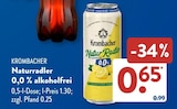 Naturradler 0,0 % alkoholfrei von Krombacher im aktuellen ALDI SÜD Prospekt für 0,65 €