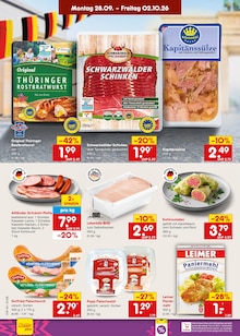 Feinkostlebensmittel im Netto Marken-Discount Prospekt "Aktuelle Angebote" mit 72 Seiten (Duisburg)