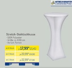 Stretch-Stehtischhusse im aktuellen METRO Prospekt