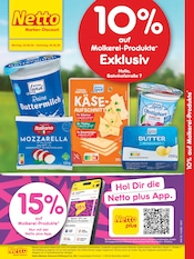 Netto Marken-Discount Discounter Prospekt der aktuellen Woche mit 2 Seiten, gültig von 03.08.2026 bis 08.08.2026, in Holle und Umgebung Aktueller Netto Marken-Discount Discounter Prospekt in Holle und Umgebung, "10% auf Molkerei-Produkte" mit 2 Seiten, 03.08.2026 - 08.08.2026