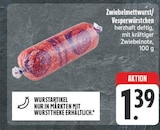 Zwiebelmettwurst/Vesperwürstchen im aktuellen Prospekt bei nah und gut in Freihung