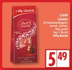 Lindor Schokoladenkugeln von Lindt für 5,49 € bei EDEKA im Angebot Lindor Schokoladenkugeln von Lindt im aktuellen EDEKA Prospekt