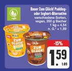 Zum Glück! Pudding- oder Joghurt-Alternative bei EDEKA im Lauda-Königshofen Prospekt für 1,59 €