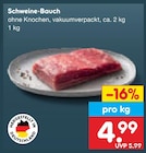 Netto Marken-Discount - Schweine-Bauch Angebot im Prospekt Schweine-Bauch bei Netto Marken-Discount im Prospekt "" für 4,99 €