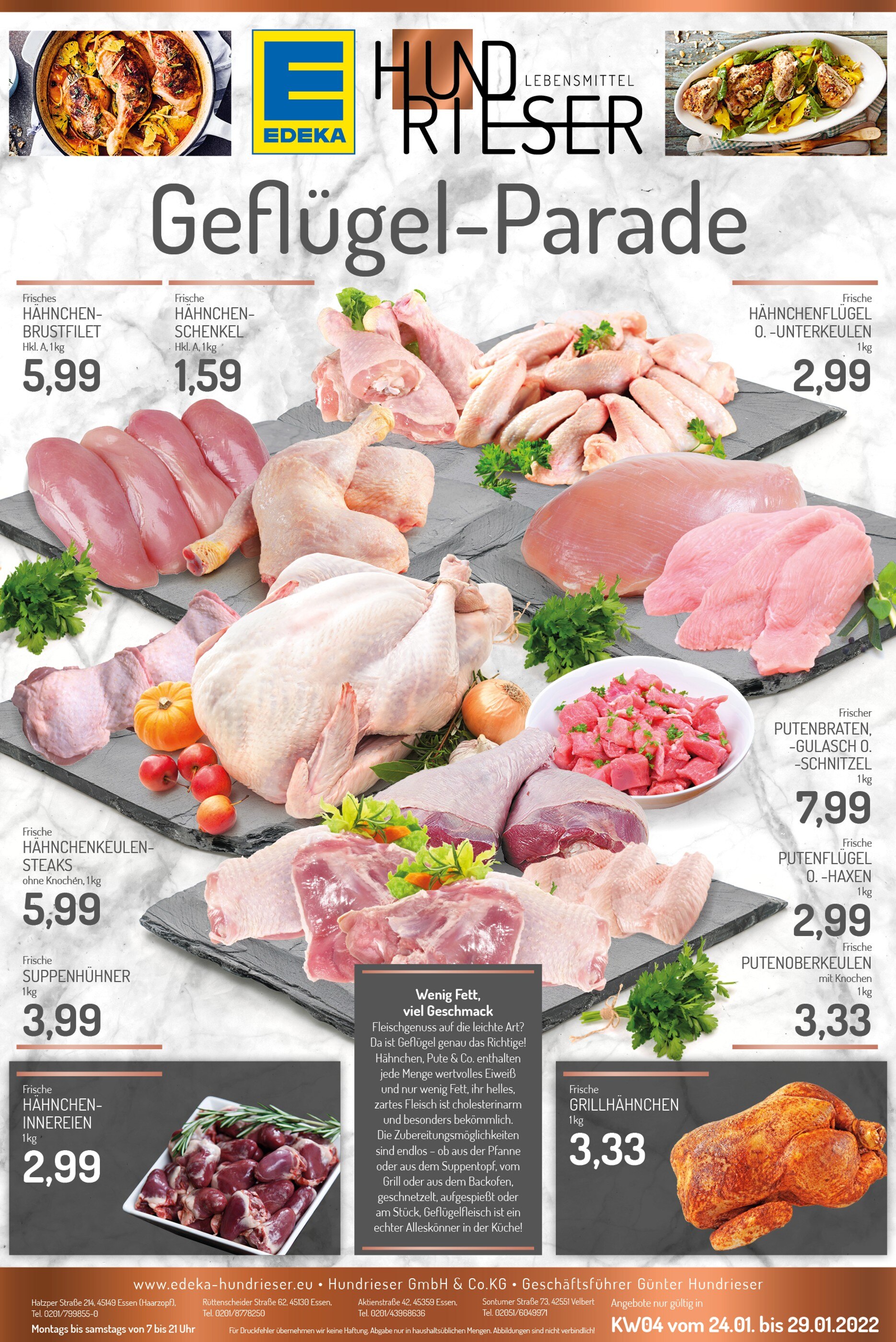 E center Prospekt für Velbert mit 4 Seiten E center Prospekt für Velbert: "Aktuelle Angebote", 4 Seiten, 24.01.2022 - 29.01.2022