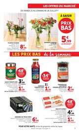 Promos Fleurs dans le catalogue "LE MARCHÉ À PRIX BAS !" de U Express Fleurs en promo dans le catalogue U Express à la page 7