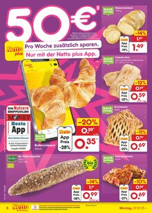 Brot im Netto Marken-Discount Prospekt "Aktuelle Angebote" mit 59 Seiten (Freiburg (Breisgau))