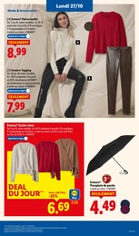 Prix et réduction Parapluie dans le prospectus Lidl en cours Offre Parapluie dans le catalogue Lidl du moment à la page 57