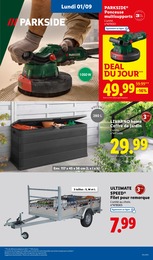 Prix et réduction Ponceuse dans le prospectus Lidl en cours Offre Ponceuse dans le catalogue Lidl du moment à la page 64