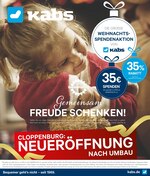 Kabs Prospekt "Gemeinsam Freude schenken!", 12 Seiten, für Cloppenburg, 02.12.2019 - 24.12.2019 Kabs Prospekt "Gemeinsam Freude schenken!", 12 Seiten, für Cloppenburg, 02.12.2019 - 24.12.2019