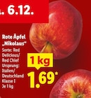 Aktuelles Rote Äpfel 'Nikolaus' Angebot bei Lidl in Hannover ab 1,69 €