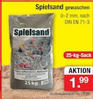 Spielsand gewaschen bei Zimmermann im Friesoythe Prospekt für 1,99 €