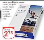 Kopierpapier im Angebot bei GLOBUS in Siegen Kopierpapier Angebote von tecno speed bei GLOBUS Siegen für 2,75 €