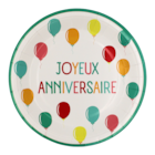 Les 10 assiettes anniversaire - Stokomani à Besançon Les 10 assiettes anniversaire en promo chez Stokomani Besançon à 2,59 €