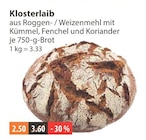 Klosterlaib im Angebot bei V-Markt in Augsburg Klosterlaib Angebote bei V-Markt Augsburg für 2,50 €