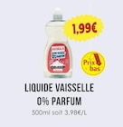 Liquide vaisselle 0% parfum - NATURALIA en promo chez Naturalia Liquide vaisselle 0% parfum - NATURALIA dans le catalogue Naturalia