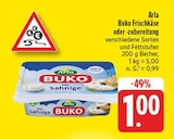 EDEKA Schweinfurt - Buko Frischkäse oder -zubereitung Angebot im Prospekt Buko Frischkäse oder -zubereitung bei EDEKA im Schweinfurt Prospekt für 1,00 €