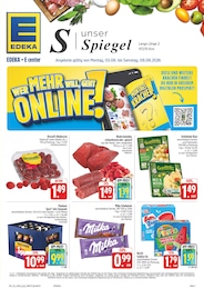 Supermarkt Prospekt von EDEKA in Eisingen Aktueller EDEKA Supermarkt Prospekt für Eisingen: Wir lieben Lebensmittel! mit 38} Seiten, 03.08.2026 - 08.08.2026