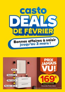 Prospectus Castorama en cours, "casto DEALS DE FÉVRIER", page 1 sur 1