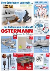 Aktueller Ostermann Prospekt mit Waschmaschine, "Vom Osterhasen versteckt ...", Seite 1