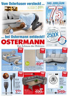 Polstermöbel im Ostermann Prospekt "Vom Osterhasen versteckt ..." mit 18 Seiten (Duisburg)