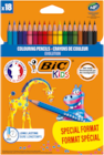 18 crayons de couleur - BIC dans le catalogue Carrefour