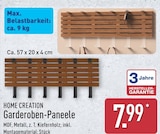 Garderoben-Paneele im ALDI Nord Prospekt Garderoben-Paneele von HOME CREATION im aktuellen ALDI Nord Prospekt für 7,99 €