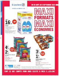 Prospectus E.Leclerc à Chaumont, "MAXI FORMATS MAXI ÉCONOMIES", 77 pages, 26/08/2025 - 06/09/2025
