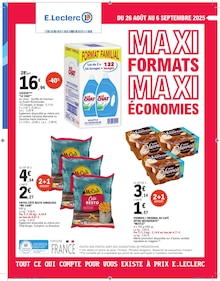 Prospectus E.Leclerc en cours, "MAXI FORMATS MAXI ÉCONOMIES", page 1 sur 77