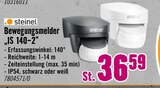 Bewegungsmelder "IS 140-2" von steinel für 36,59 € bei Hornbach im Angebot Bewegungsmelder "IS 140-2" von steinel im aktuellen Hornbach Prospekt