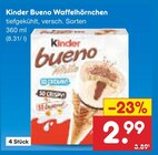 Bueno Waffelhörnchen im Angebot bei Netto Marken-Discount in Amberg Bueno Waffelhörnchen Angebote von Kinder bei Netto Marken-Discount Amberg für 2,99 €