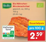 Bio Hähnchen-Minutenschnitzel Angebote von BioBo bei Netto Marken-Discount Lippstadt für 2,59 €