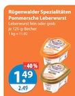 Pommersche Leberwurst von Rügenwalder Spezialitäten im aktuellen V-Markt Prospekt