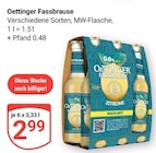 Fassbrause Zitrone Angebote von Oettinger bei GLOBUS Oberhausen für 2,99 €
